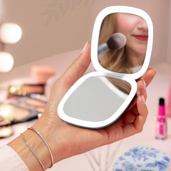 10x LED Light Makeup Mirror