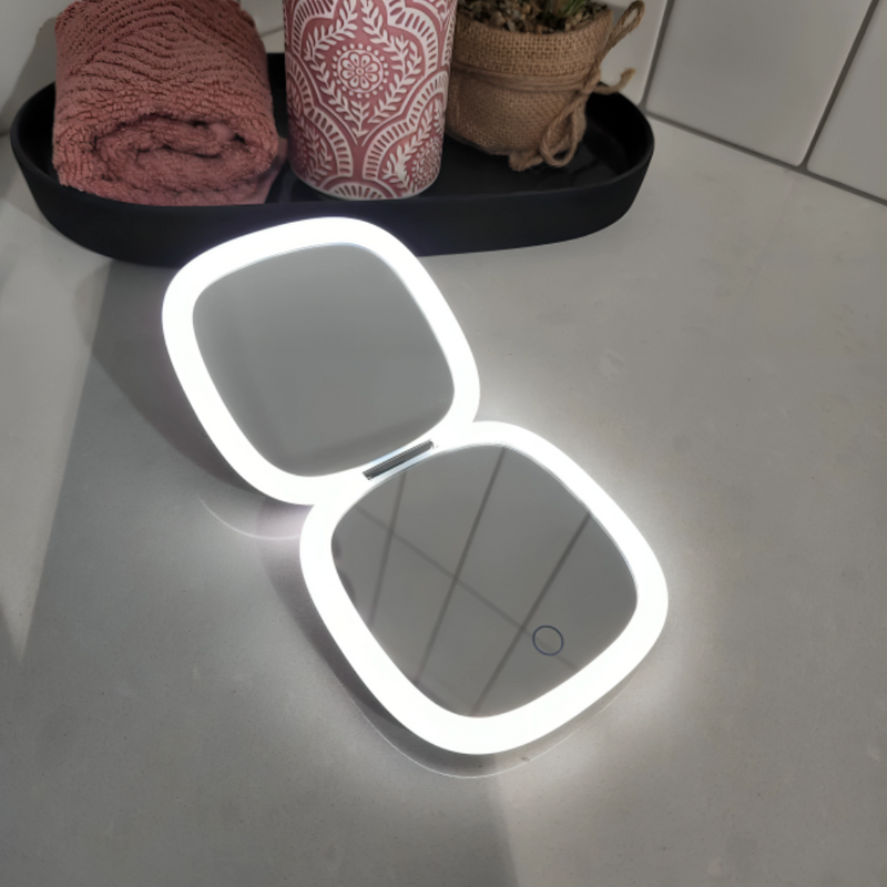 10x LED Light Makeup Mirror