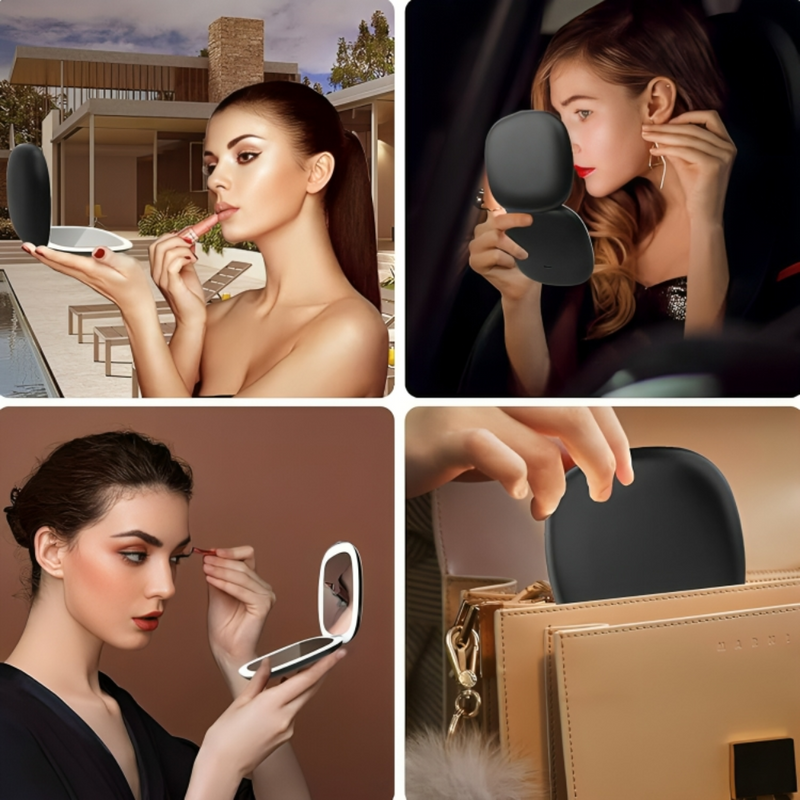 10x LED Light Makeup Mirror