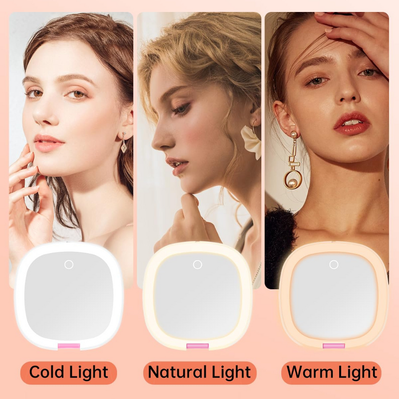 10x LED Light Makeup Mirror